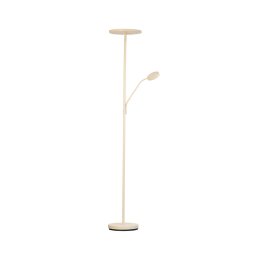 FISCHER & HONSEL Sorento LED floor lamp, height 182 cm, reading light, sand-coloured