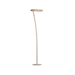 FISCHER & HONSEL Sirko LED floor lamp, sand-coloured, height 177 cm, metal, CCT
