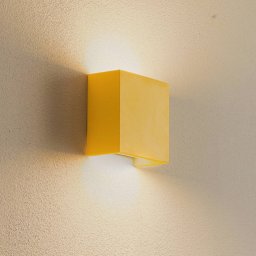 Argon LED wall light Gianto up/down, yellow