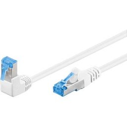 GOOBAY 51562 - Network cable Cat.6a S/FTP angled / straight, 0.25 m