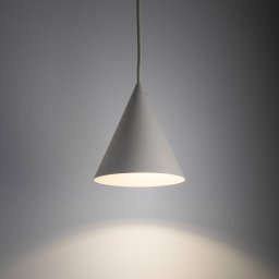 Nowodvorski Lighting ZENITH pendant light, light grey, Ø 11 cm, metal, GU10