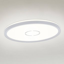 Briloner LED ceiling light Free, Ø 29 cm, silver