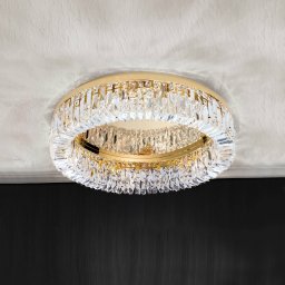 ORION Crystal ceiling lamp Ring - 59 cm