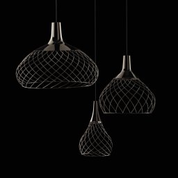 Stilnovo Mongolfier P3 LED pendant light, black