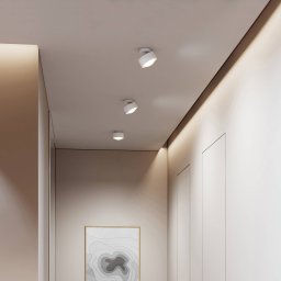 Top Light Puk Maxx Move G9 spot, clear lens, white matt/chrome