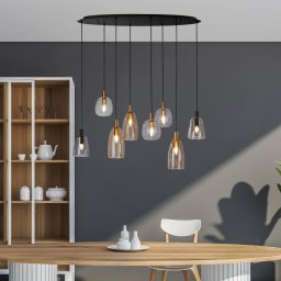 Searchlight Divine pendant light, 8-bulb