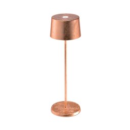 Zafferano Olivia 3K rechargeable table lamp copper