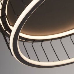 Searchlight LED ceiling light Cage Ø 60cm