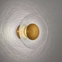 Viokef Glamour LED wall light, glass