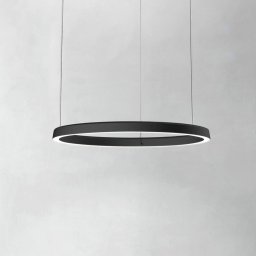 Luceplan Compendium Circle 72cm, black
