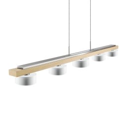 HerzBlut Estelle linear hanging light natural oak