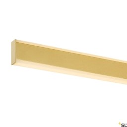 SLV One Linear LED pendant light, 104 cm, brass