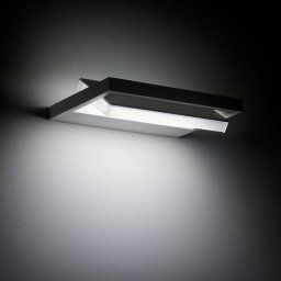 Stilnovo LED wall light Tablet W1, width 24 cm, white