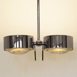 Top Light Ceiling light Puk Sides chrome 30 cm 2-bulb G9