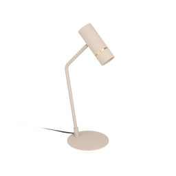 EGLO LED table lamp Caminia, height 48.5 cm, sand-coloured, steel