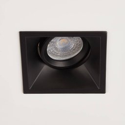 Searchlight Recessed light Slim Trim Square, black, 9 x 9 cm, aluminium, GU10