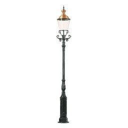 K.S. Verlichting Elegant lamp post Düsseldorf, green