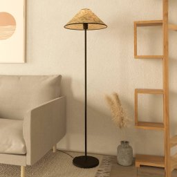 EGLO Oxpark floor lamp, 146.5 cm, green/white/black