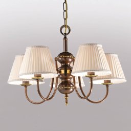 Cremasco Classic five-bulb hanging light