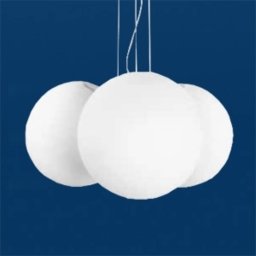 Linea Light Striking Oh hanging light, 3-bulb