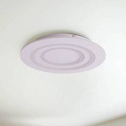 Näve LED ceiling light Mirel, white, metal Ø 50 cm RGB CCT remote control