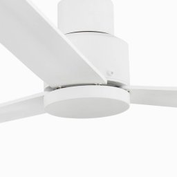 FARO BARCELONA Nassau ceiling fan, 3 blades, white