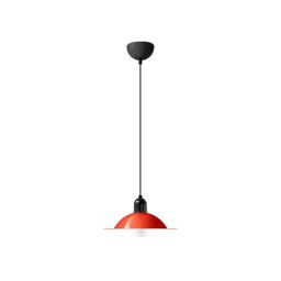 Stilnovo Lampiatta LED hanging light, Ø 28 cm, coral
