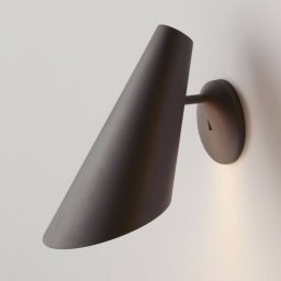 Vibia I.Cono 0720 wall light, 28 cm, grey