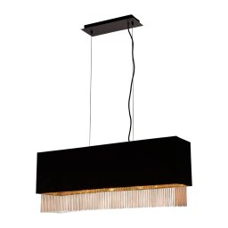 Searchlight Fringe hanging light, long