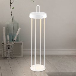 JUST LIGHT. GmbH JUST LIGHT. LED table lamp Anselm, white, 50 cm, iron