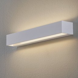 BEGA Studio Line wall lamp wide white/alu 50 cm