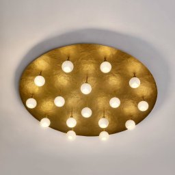 Holländer Lucente ceiling light, 16-light, Ø 60 cm, G4