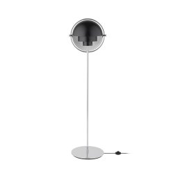 GUBI Multi-Lite floor lamp height 148 cm chrome/anthracite black