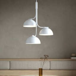 DFTP by Nordlux Pendant light Tullio, metal, 3-bulb, white