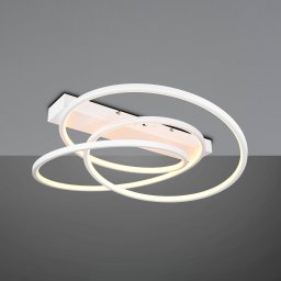 Trio Lighting Darvin LED ceiling light, white, metal, plastic, CCT