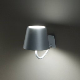 Zafferano Poldina rechargeable wall lamp, hook, white