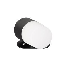 FH Lighting LED rechargeable wall spot Magnetics, black/white, dimmable, CCT, IP44