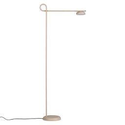 Northern Salto LED floor lamp, UK plug, beige