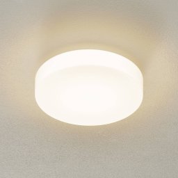 BEGA 34287 glass LED ceiling lamp DALI 3000K Ø34cm