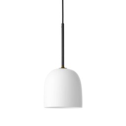 Gubi Howard hanging light Ø 16 cm gunmetal/white