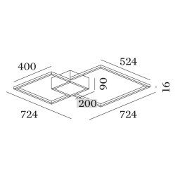 Wever & Ducré Lighting WEVER & DUCRÉ Venn 2.0 Ceiling 47W 2,700K white