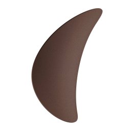 Linea Light LED outdoor wall light Alba, dark brown, aluminium, IP65, 3,000 K