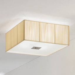 ORION Benjamin Fabric Ceiling Light Square