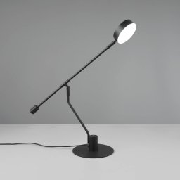 Trio Lighting Manduro LED desk lamp, black, metal, CCT dimmable
