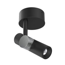 Linea Light LED downlight Goose, black, aluminium, 2,700 K