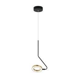 Zambelis LED hanging light 22045 Arm movable white matt/gold