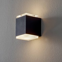BEGA 50063 LED wall light 3,000 K 9 cm black