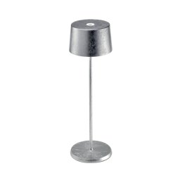Zafferano Olivia 3K rechargeable table lamp silver