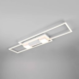 Trio Lighting LED ceiling lamp Albany, white, 100 x 28 cm, aluminium, CCT, dimmable