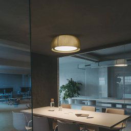 LEDS-C4 LED ceiling lamp Gong, green, 3,000 K, Ø 61.2 cm